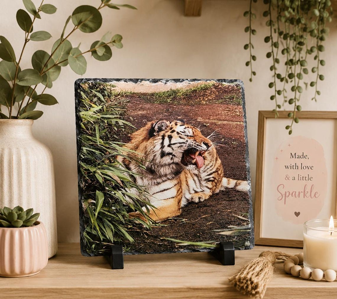 Personalised Photo Slate with Stand